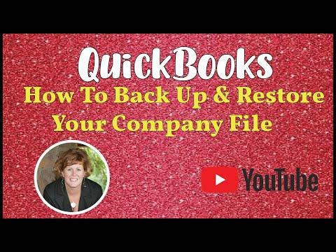 RPPC Inc – QuickBooks®Create and Restore a Backup