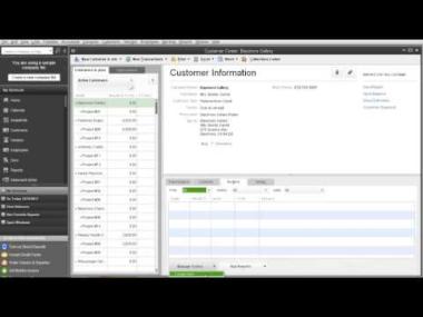 QuickBooks®Changes to Customer and Vendor Center Information Tabs