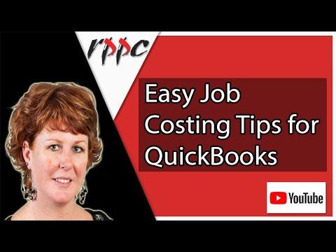 Easy Job Costing Tips for  QuickBooks