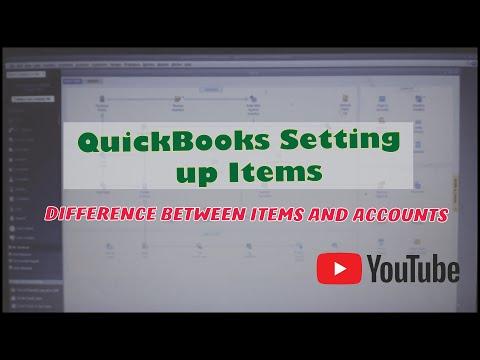 RPPC Inc – QuickBooks®Setting up Items – Difference between Items and Accounts