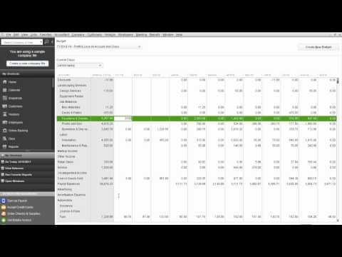RPPC Inc – QuickBooks®How To Create a Budget