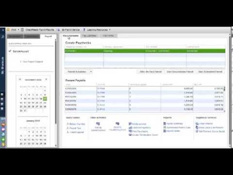QuickBooks®Payroll Center Changes and New Features