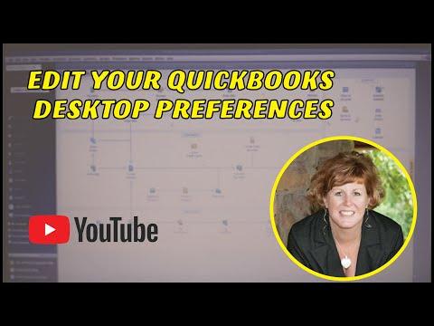 How do I edit Quickbooks desktop preferences