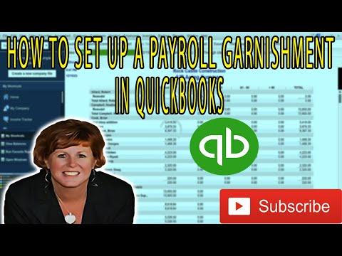 How to set up a payroll garnishment in QuickBooks