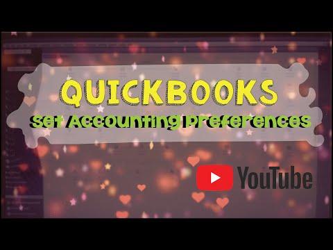 How To Set Accounting Preferences