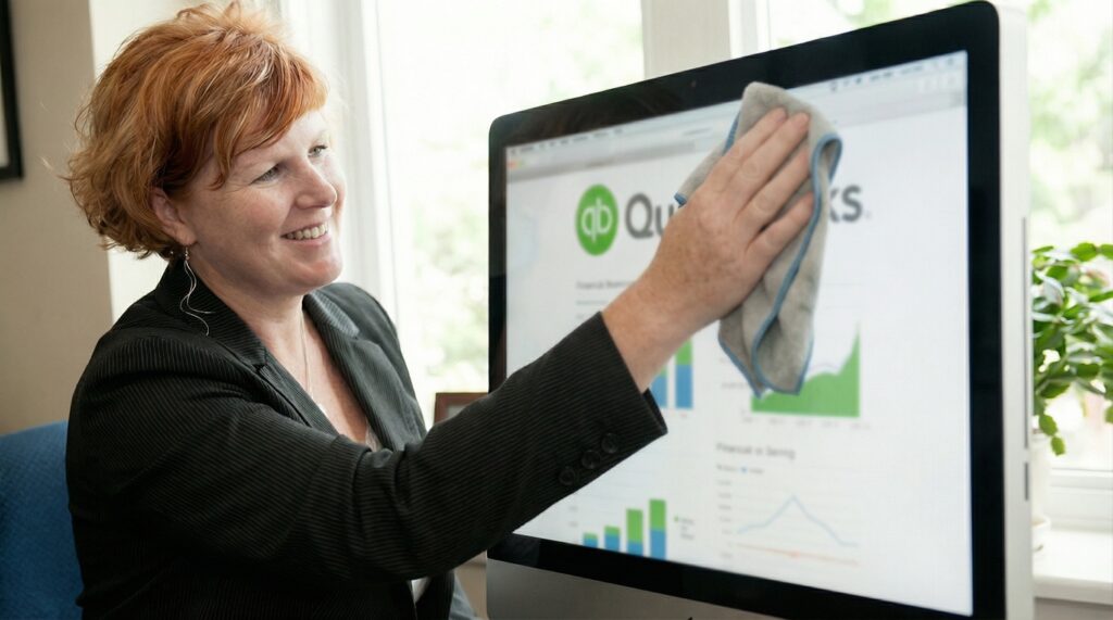 5 Critical Signs Your Business Needs a Professional QuickBooks Cleanup 3 Pam Morin providing Quickbooks cleanup service